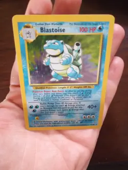 Pokemon TCG Blastoise Holo Unlimited Holographic Card 2/102 Base Set - Image 4