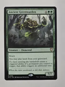 Ancient Greenwarden MTG Card Outlaws of Thunder Junction Regular (Non-Foil) NM - Image 1