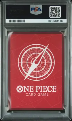 One Piece Card Monkey D. Luffy Alt Art OP01-003 Romance Dawn PSA 10 - ERRATA - Image 2