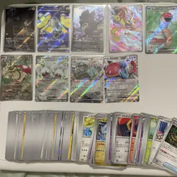 Pokemon Japanese Bulk 130+ Cards + 4 AR 2 SR - Image 1