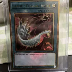 Yu-Gi-Oh TCG Maximum Gold #MAGO-EN042 Harpie's Feather Duster 1st Edition Card - Image 1