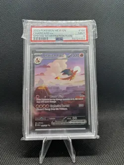 Pokemon TCG Charizard EX Scarlet & Violet 151 Card 199/165 PSA 9 - Image 1