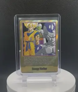 Son Goku Frieza E-57 Gold Energy Marker Dragon Ball Manga Booster Card Fusion - Image 1