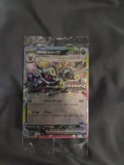 Pokemon TCG Prismatic Evolutions Umbreon EX Card 060/131 Stamped Promo, Sealed - Image 1