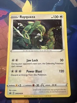 Rayquaza SWSH029 SWSH: Sword & Shield Promo Cards Holo- Near Mint - Image 1