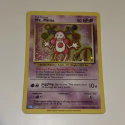 Pokemon TCG Mr. Mime No. 013/034 Card Game Classic *Cosmos Reverse Holo* MINT - Image 1