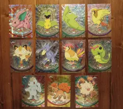 LOT (34) Topps Pokemon Cards with Chromes Charizard Pikachu +more - Image 1