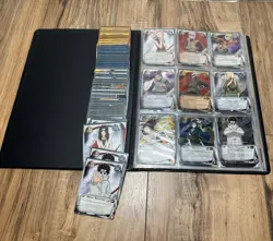 Shonen Jump Naruto Ninja Cards Lot Binder Anime Collection Lot Trading 2002 MINT - Image 1