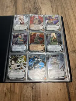 Shonen Jump Naruto Ninja Cards Lot Binder Anime Collection Lot Trading 2002 MINT - Image 2