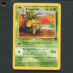 Pokemon TCG Exeggutor 35/64 WotC Jungle Unlimited Regular Card EN-LP 1999 - Image 1
