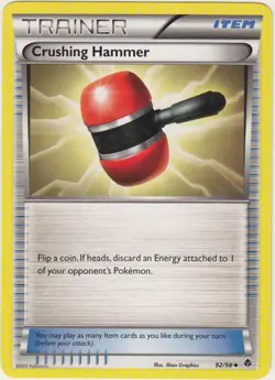 2x (BWEP-92) Crushing Hammer (U) Pokemon B&W Emerging Powers Card #92 - Image 1
