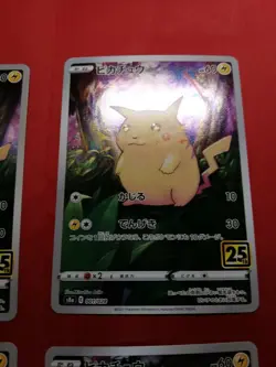 Pokemon Japanese Card Pikachu 001/028 25th ANNIVERSARY COLLECTION HOLO h676 - Image 3