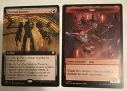 MTG Vulshok Factory (054) (Extended Art) Phyrexia ONE NM + Imp Token 0007 MKM - Image 1