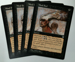 Mtg - Mind Peel x4 *Played* - Image 1