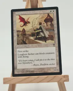 Longbow Archer Visions Magic Karte MTG englisch (Langbogenschutze) - Image 1