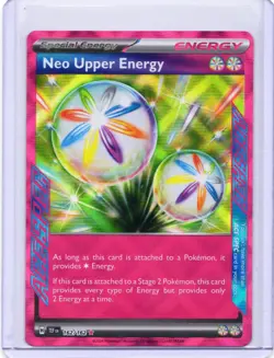 Neo Upper Energy 162/162 ACE SPEC Rare Temporal Forces Pokemon Near Mint - Image 1