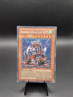 Yu-Gi-Oh Armed Dragon LV7 Secret Rare Limited Edition SD1-ENDE1 HP-MP - Image 1