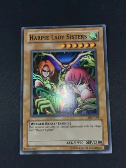 Yugioh Harpie Lady Sisters MRD-009 Super Rare Original Print NM-Mint - Image 1