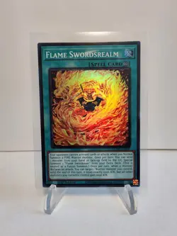 Yugioh! Flame Swordsrealm Super Rare #MZMI-EN006 1st Edition - Image 1