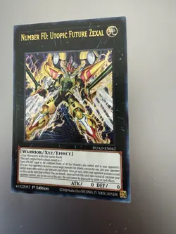 Yugioh Number F0: Utopic Future Zexal Ultra Rare DUAD-EN042 NM - Image 1