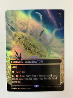 Terrain Generator (0043) (Borderless) - FOIL - Edge of Eternities: Stellar Sight - Image 1