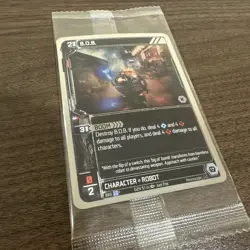 Neuroscape TCG Kickstarter Promo Card B.O.B 008 Holo Foil Trading Card Sealed - Image 4