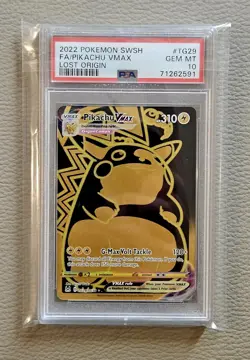 2022 Pokemon Full Art PIKACHU VMAX Lost Origin # TG29 PSA 10 GEM MINT - Image 4