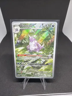 Nidoking 174/165 Scarlet & Violet 151 Illustration Rare Pokemon TCG NM - Image 1