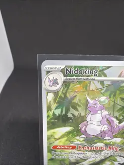 Nidoking 174/165 Scarlet & Violet 151 Illustration Rare Pokemon TCG NM - Image 2
