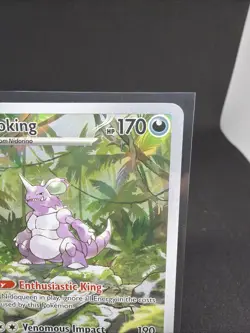 Nidoking 174/165 Scarlet & Violet 151 Illustration Rare Pokemon TCG NM - Image 3