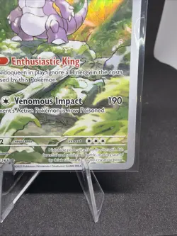 Nidoking 174/165 Scarlet & Violet 151 Illustration Rare Pokemon TCG NM - Image 4