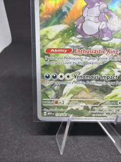 Nidoking 174/165 Scarlet & Violet 151 Illustration Rare Pokemon TCG NM - Image 5
