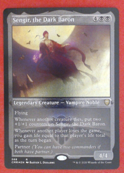 MTG Bling - Foil Etched - Sengir, the Dark Baron (558) - Commander Legends -i380 - Image 1