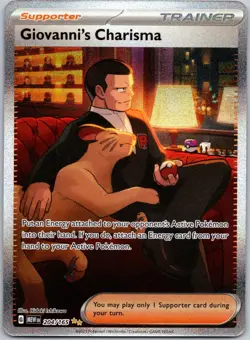Giovanni's Charisma 204/165 Special Illustration Rare 151 Near Mint - Image 1