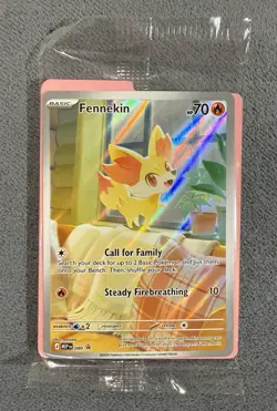 Pokemon Fennekin Chaos Rising ETB MEP 080 Promo Holo English SEALED - Image 1