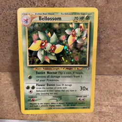 Bellossom Neo Genesis Holo Rare Unlimited 3/111 English 2000 Pokemon TCG LP - Image 2