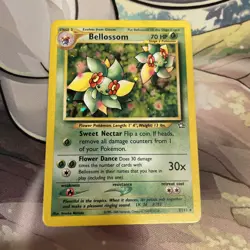 Bellossom Neo Genesis Holo Rare Unlimited 3/111 English 2000 Pokemon TCG LP - Image 3