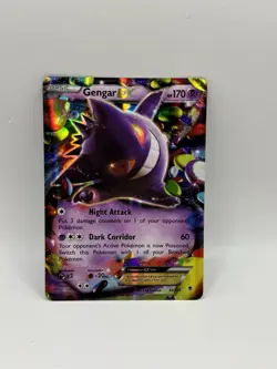 2014 Pokemon XY Phantom Forces #34 Gengar EX - Image 1