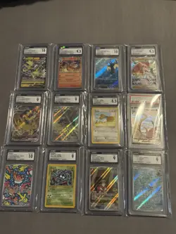 Pokemon TCG Graded Card Lot of 12. CGC and PSA. Please see description - Image 1