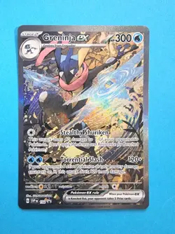 GRENINJA EX #132 POKEMON TCG PROMO SHROUDED FABLE SUPER MINT AWESOME 2024!!! - Image 1