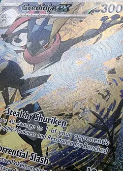 GRENINJA EX #132 POKEMON TCG PROMO SHROUDED FABLE SUPER MINT AWESOME 2024!!! - Image 2