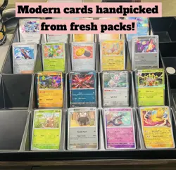 50 CUTE Pokemon Card LOT (SV, SWSH, SM, VINTAGE, WOTC) ENGLISH ONLY NO DUPES - Image 3