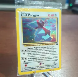 Sealed Vintage Pokemon Wotc Promo Holo Cool Porygon #15 Mint Condition - Image 2