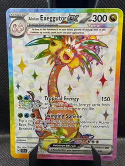 Alolan Exeggutor ex 225/191 Ultra Rare Surging Sparks Pokemon Near Mint - Image 1