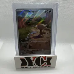 Paldean Wooper 102/094 Pokemon Me02: Phantasmal Flames Rare Illustration Holo - Image 1