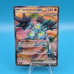 Pokemon TCG Sandy Shocks ex 228/182 SV04: Paradox Rift Holo - Image 1