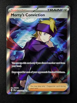 2024 Pokemon MORTY'S CONVICTION #201/162 Temporal Forces Full Art ENG - Image 1