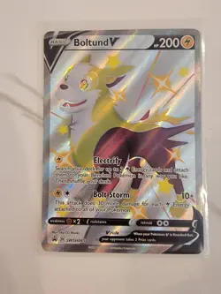 Pokemon TCG Card - Boltund V Sword & Shield SWSH085 Holo Promo Promo - NM - Image 1