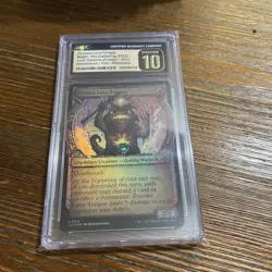 CGC Pristine 10 MTG Magic Zoyowa Lava-Tongue Goblin lost caverns of Ixalan - Image 1