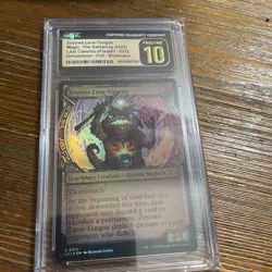 CGC Pristine 10 MTG Magic Zoyowa Lava-Tongue Goblin lost caverns of Ixalan - Image 3